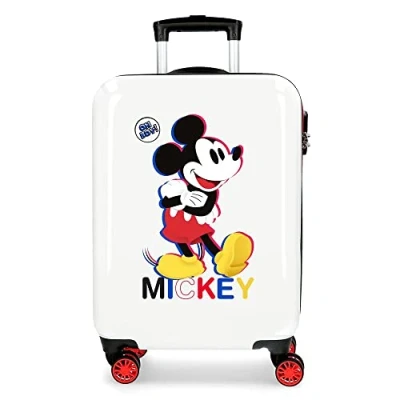 Image of Disney Minnie in Love Cabin Suitcase, White, One Size, suitcase