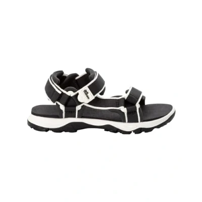Image of Jack Wolfskin Seven SEAS 3 Unisex Walking sandals for kids, Size: 2.5, Black Textile