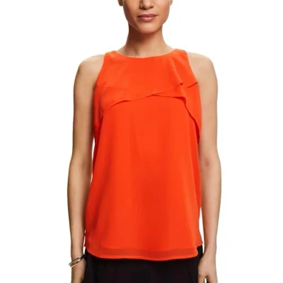 Image of Esprit Top, Women&#039;s, Size: 16, Bright orange
