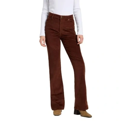 Image of Lee Zipped Bootcut Trousers, Women&#039;s, Size: 25x31, Luxe brown