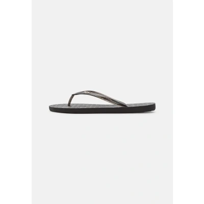 Image of Roxy VIVA Sparkle Tbar sandals, Women&#039;s, Size: 3, Black Synthetics