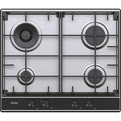 Image of HAIER Series 2 HAHG6BR4S2X 60 cm Gas Hob Stainless Steel, Steel