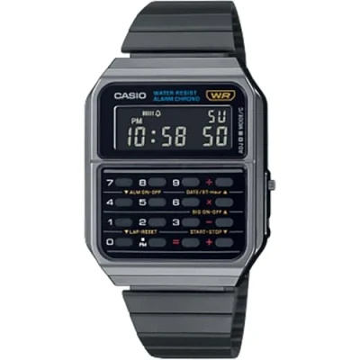 Image of Casio Heritage Unisex Digital watch anthracite/silvercoloured, Size: One Size, Anthracite/silver coloured