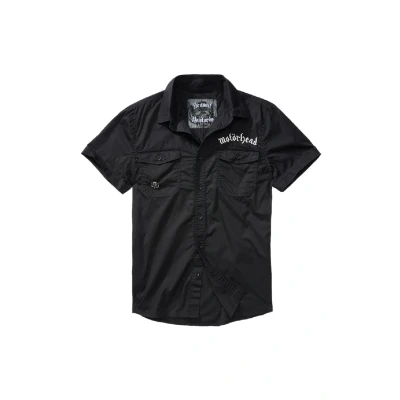 Image of Brandit MOTÖRHEAD Shortsleeve Shirt black, Men&#039;s, Size: Small, Black