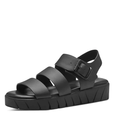 Image of s.Oliver 52871042 Platform sandals, Women&#039;s, Size: 3.5, Black Synthetics