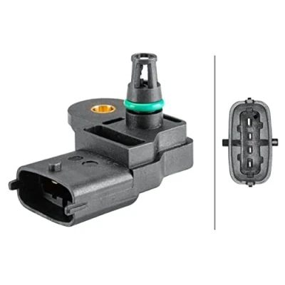 Image of Sensor, boost pressure HELLA 6PP 358 152 321