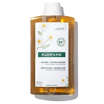 Image of KLORANE Brightening Shampoo with Chamomile for Blonde Hair 400ml