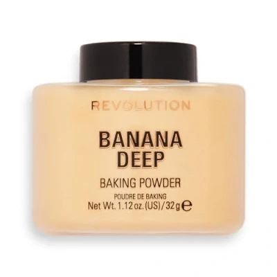 Image of Makeup Revolution Loose Baking Powder (Various Shades) Banana (Deep)