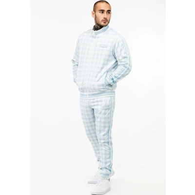 Image of Lonsdale Witton Tracksuit, Men&#039;s, Size: Small, White blue