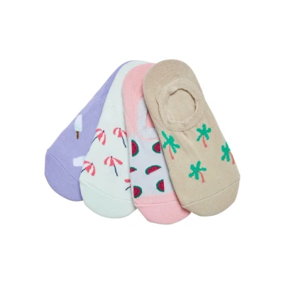 Image of Urban Classics 4 PACK Trainer socks, Men&#039;s, Size: 9 11.5, Multicolor