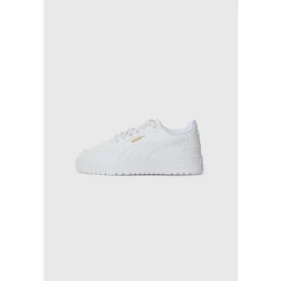 Image of Puma Shuffle Downtown Unisex Trainers for kids, Size: 5, White shoes