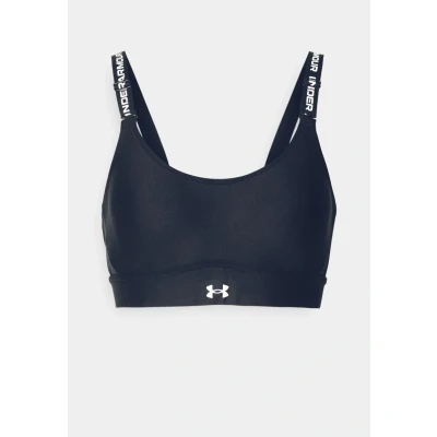 Image of Under Armour Infinity MID BRA Medium support sports bra, Women&#039;s, Size: SxA C, Black/white