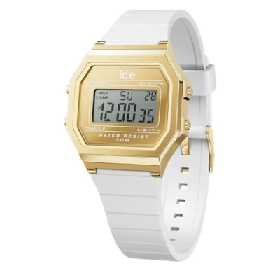 Image of Ice Watch Retro Digital watch, Women&#039;s, Size: Small, Metal gold mirror s