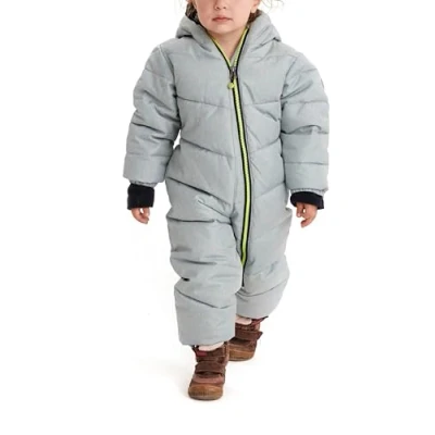 Image of Killtec Boy&#039;s Karter Mini Jumpsuit in down look with hood, boys, 34238 000, smoke blue, 86/92