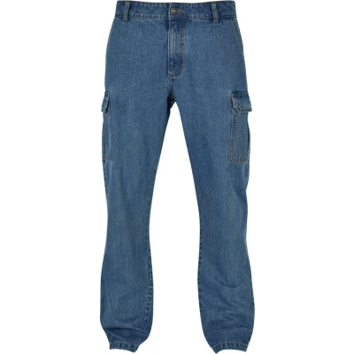 Image of Urban Classics Straight leg jeans, Men&#039;s, Size: 30, Light blue washed