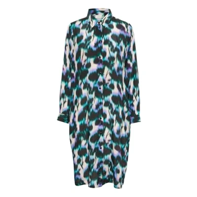 Image of Kaffe Kaamilia Shirt dress, Women&#039;s, Size: 10, Digital flower print