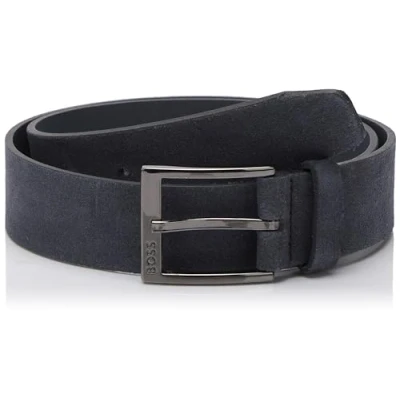 Image of BOSS Elloy Belt, Men&#039;s, Size: 30, Dark blue