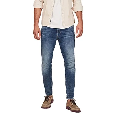 Image of G STAR RAW Men&#039;s D Staq 3D Slim Jeans Jeans, Blue (Medium Aged D05385 8968 071), 38W / 32L