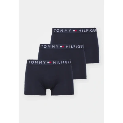 Image of Tommy Hilfiger Original Trunk 3 PACK Trunks, Men&#039;s, Size: XL, Desert sky