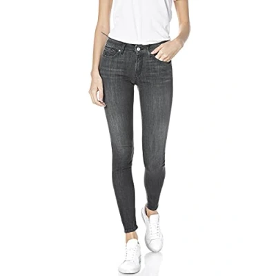 Image of Replay Luzien Pants Jeans Skinny Fit, Women&#039;s, Size: 24x28, Black