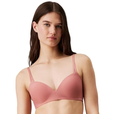 Image of Calvin Klein Underwear Comfort Tshirt bra, Women&#039;s, Size: 36DD, Red grape