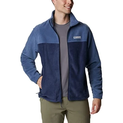 Image of Columbia Steens MOUNTAIN FULL ZIP Fleece jacket, Men&#039;s, Size: Large, Dark blue