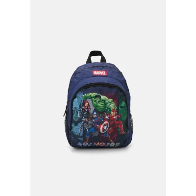 Image of Kidzroom Avengers United Forces Unisex School bag for kids, Size: One Size, Navy