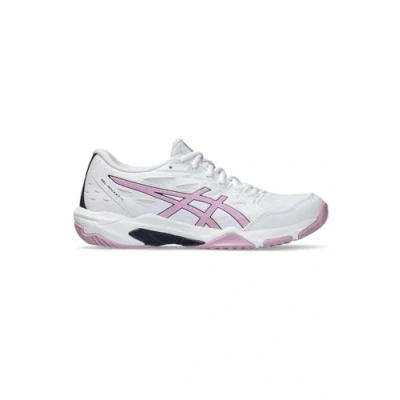 Image of Asics Gelrocket 11 Volleyball shoes, Women&#039;s, Size: 4.5, White/light ube Textile/synthetics