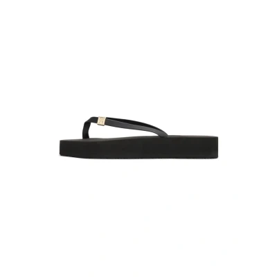Image of Tommy Hilfiger Tbar sandals, Women&#039;s, Size: 5, Black shoes