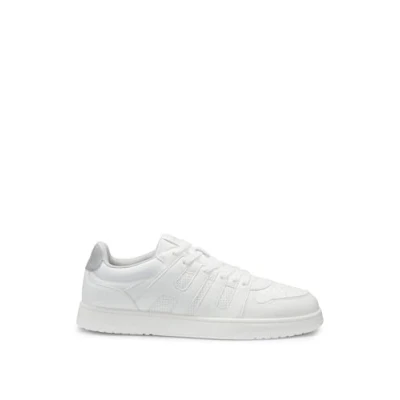 Image of HUGO Hadrian TENN Trainers, Men&#039;s, Size: 5, Open white Textile/synthetics