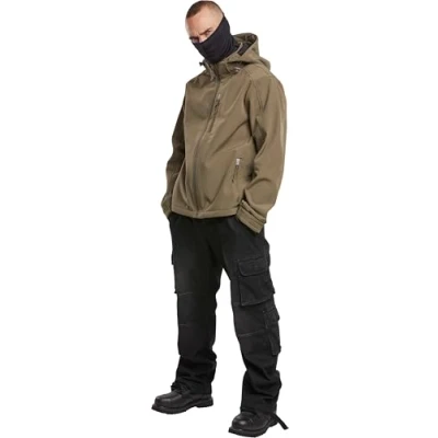 Image of Brandit Men&#039;s Softshelljacket Hurricane Jacket, olive, 6XL
