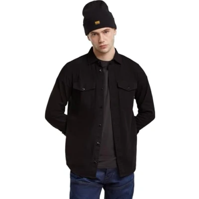 Image of G Star SLIM Shirt black, Men&#039;s, Size: XXL, Black