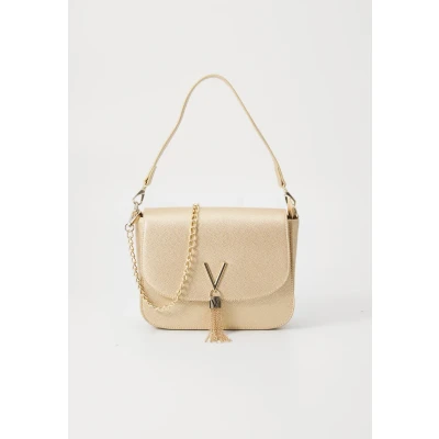 Image of Valentino by Mario Womens Divina Satchel Gold (Oro), 8x17x23 cm (W x H L)