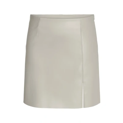 Image of Noisy May Nmclara Penny PU HW SLIT Skirt Pencil skirt, Women&#039;s, Size: 8, Moonbeam