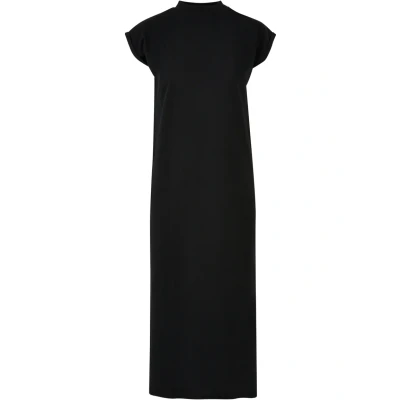 Image of Urban Classics Extended Shoulder Jersey dress, Women&#039;s, Size: XS, Black