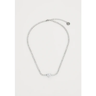 Image of LIU JO Tennis Necklace Essential silvercoloured, Women&#039;s, Size: One Size, Silver/coloured
