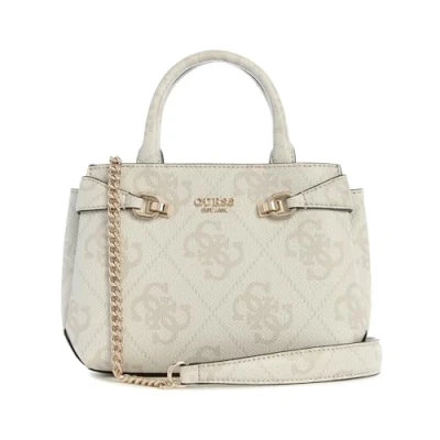 Image of Guess Lorelei MINI Satchel Handbag, Women&#039;s, Size: One Size, Bone