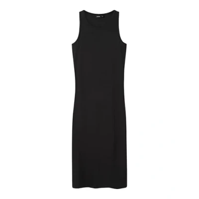 Image of Lmtd Women&#039;s Nlfhinaja SL Long Solid Tank Dress Noos, pirate black, 158