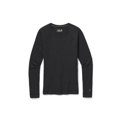 Image of Smartwool Classic Thermal Merino BASE Layer CREW Long sleeved top, Women&#039;s, Size: Medium, Charcoal heather