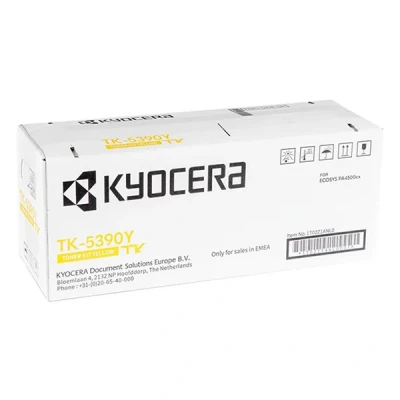 Image of Kyocera Original TK 5390Y Toner Yellow 13,000 Pages (1T02Z1ANL0)