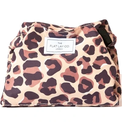 Image of The Flat Lay Co. Drawstring Bag Leopard Print