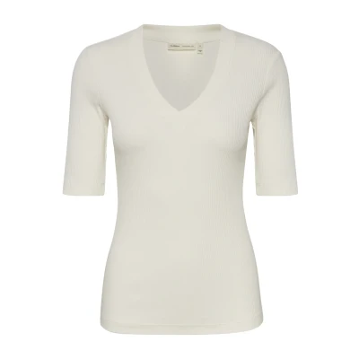 Image of Inwear Dagnaiw V Basic Tshirt, Women&#039;s, Size: XS, Whisper white