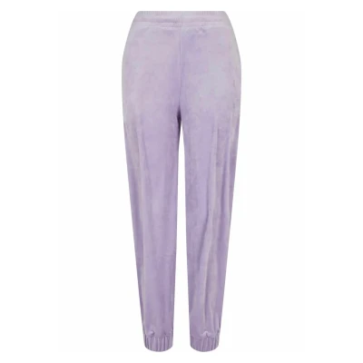 Image of Urban Classics Women&#039;s Ladies High Waist Ballon Velvet Sweat Pants, Lavender, S