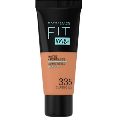 Image of Maybelline Fit Me! Matte and Poreless Foundation 30ml (Various Shades) 335 Classic Tan
