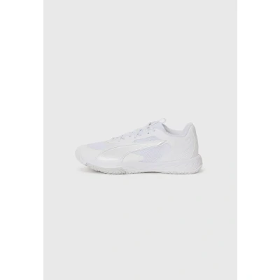 Image of Puma Accelerate PRO 4 Handball shoes white/silvercoloured, Men&#039;s, Size: 9, White/silver/coloured