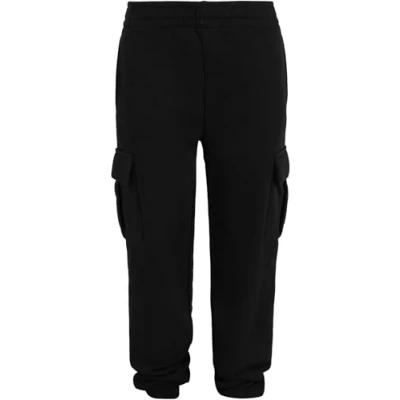 Image of Urban Classics Light WIDE Cargo trousers for kids, Size: 9 10y, Black