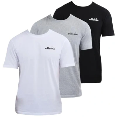 Image of Ellesse Azzini TEE 3 PACK Basic Tshirt, Men&#039;s, Size: Medium, Multi