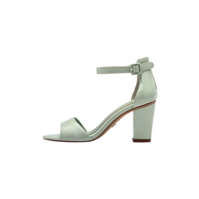 Image of Tamaris High heeled sandals, Women&#039;s, Size: 6.5, Mint patent Synthetics