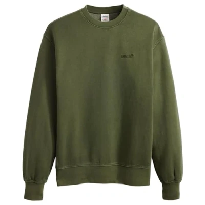 Image of Levi&#039;s Authentic CREW Sweatshirt, Men&#039;s, Size: XS, Kombu green