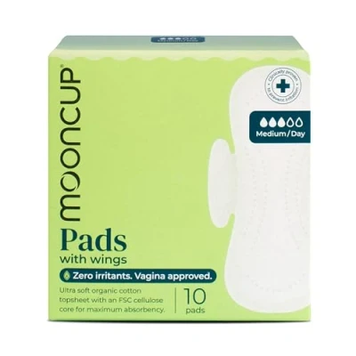 Image of Mooncup Pads with Wings Medium/Day (10 pack)